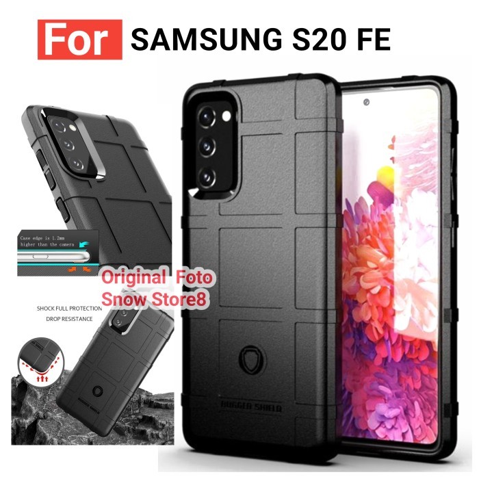 Case Samsung S20Fe S20 FE Case Rugged Shield Armor Softcase Casing  #SWDRGSD
