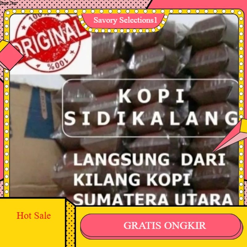 

【SAVORY】 FLASH SALE!! KOPI MEDAN KOPI SIDIKALANG 500gr - KOPI BUBUK HALUS KOPI ARABIKA