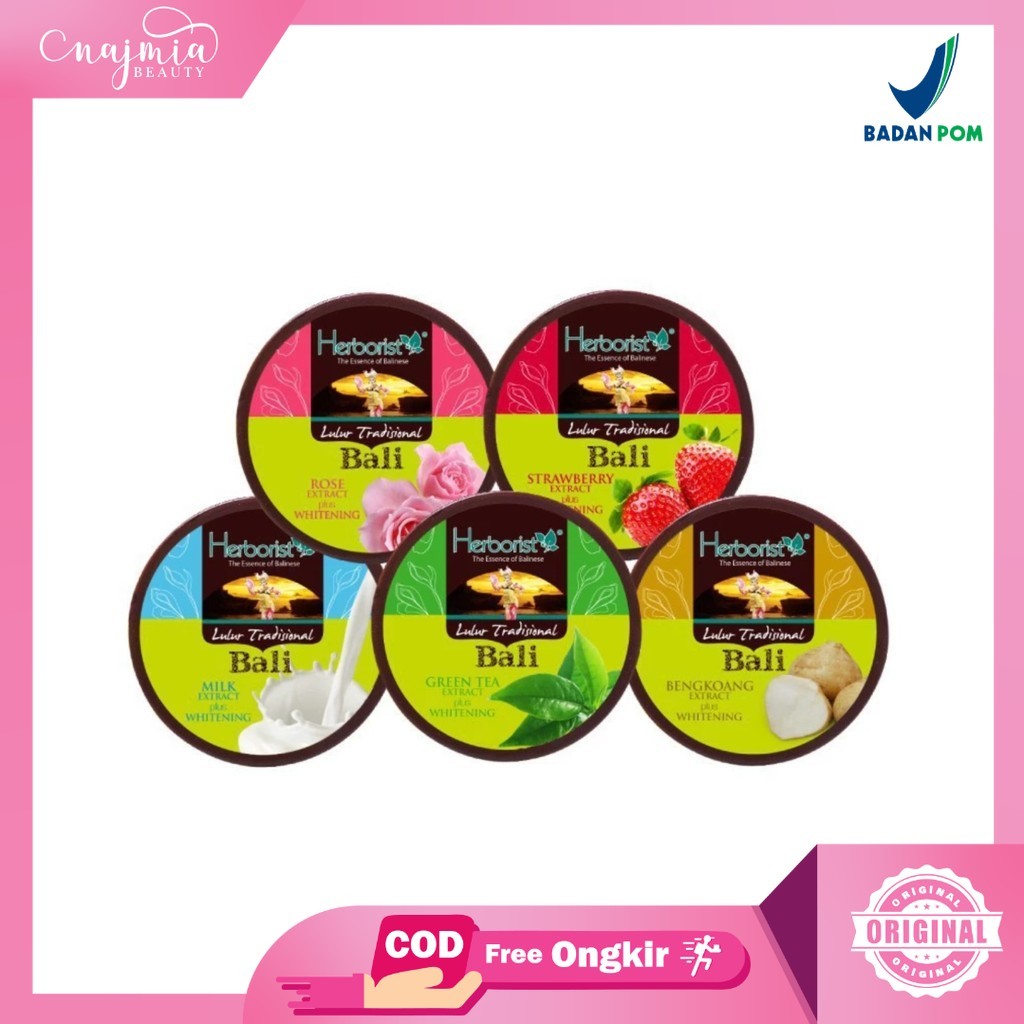 Najmia 3 -  Herborist Lulur Bali Tradisional 100gr- Herboris Lulur Bali