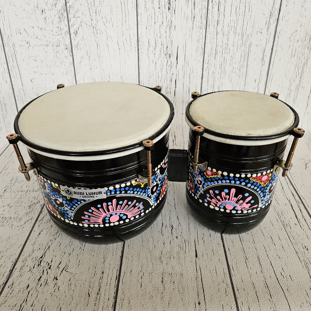 LETERSHOP Ketipung Anak Motif Kendang Dangdut Anak Gendang Anak Kecil Alat Musik Berkualitas