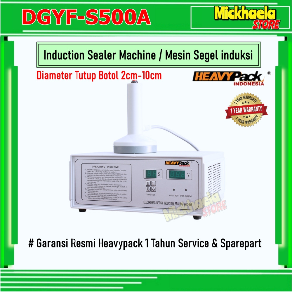 HEAVYPACK DGYF-S500A Mesin Segel Induksi Sealer Botol Sambal