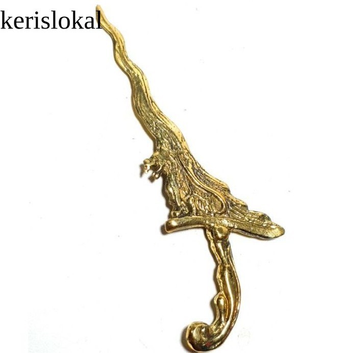 keris singo barong mini full kuningan KL1