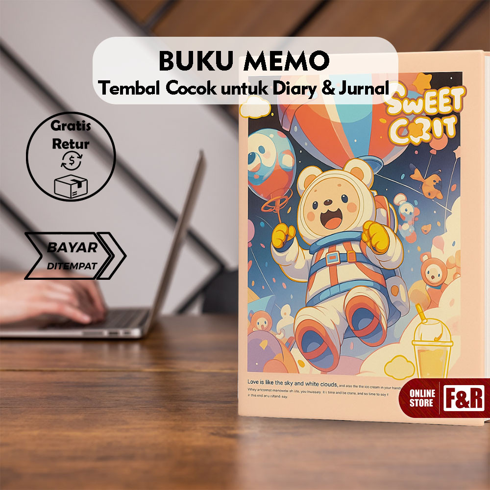 

Buku Diary Karakter Lucu Aesthetic Notebook Tebal Buku Memo Motif Beruang Buku Catatan Jurnal Cute