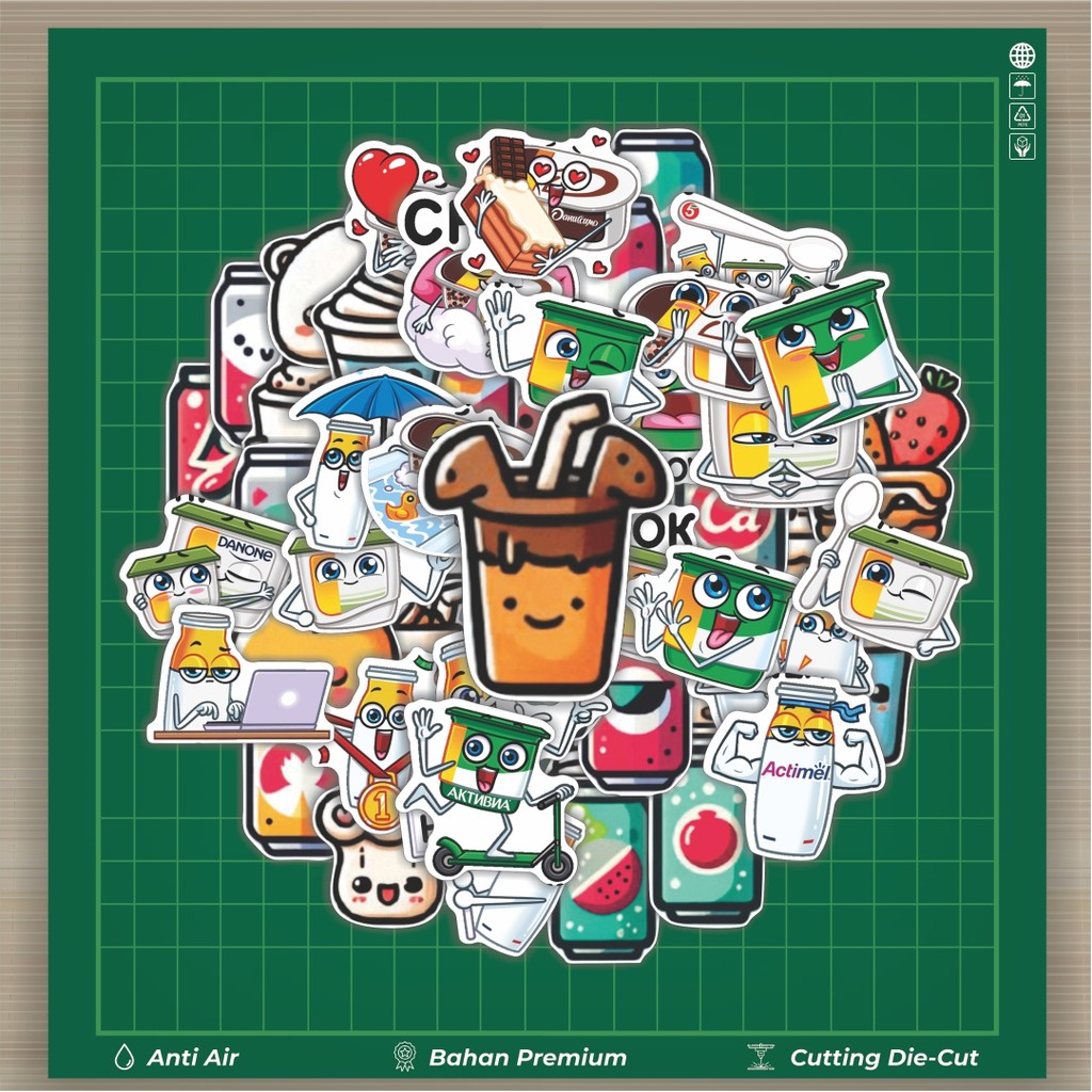 

HOT 50 PCS STIKER Stiker Extd Summer Stiker Fashion Cars Decal Dingin Kartu Album Custom Vinyl Anti Air- Sticker Aesthetic Buku Journal Koper Casing HP Tablet Laptop Helm Motor Botol Minum
