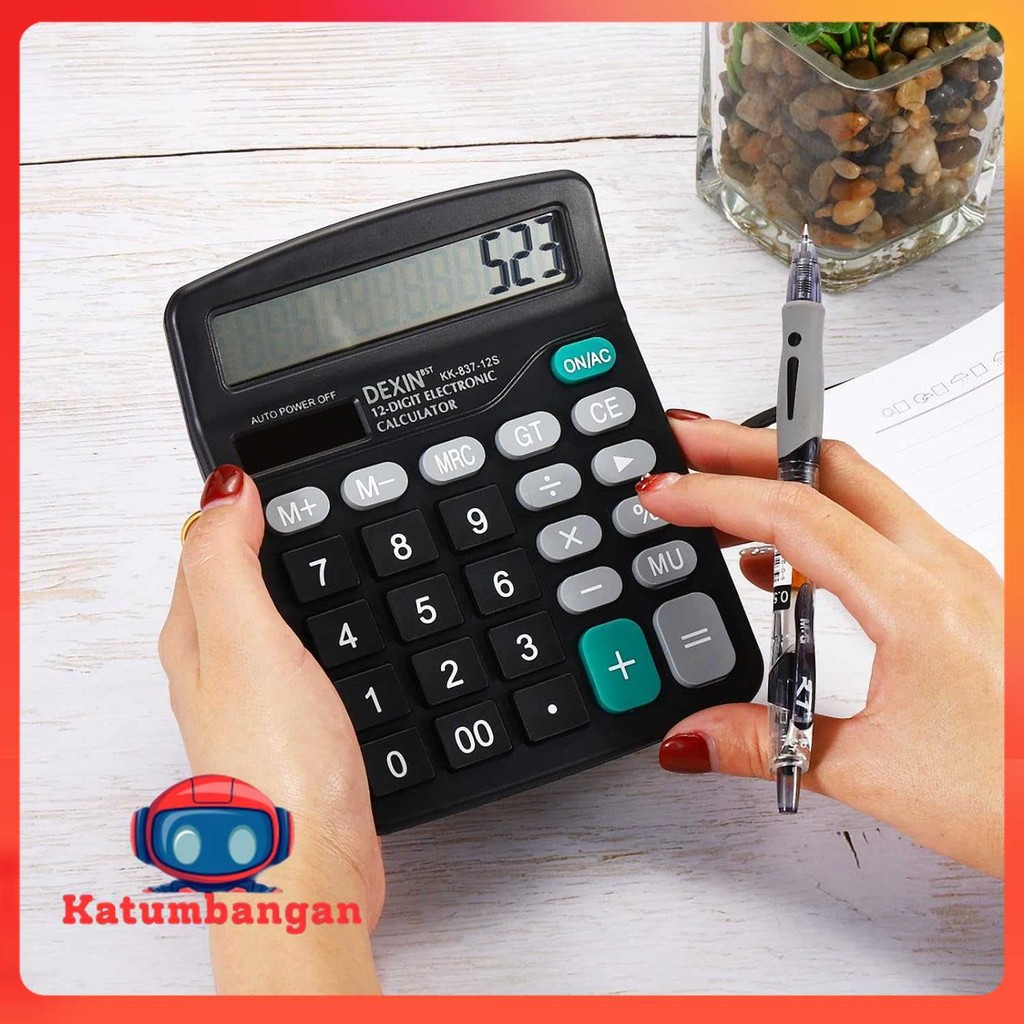 

DEXIN Kalkulator Elektronik Solar Calculator 12 Digit - KK-837-12S