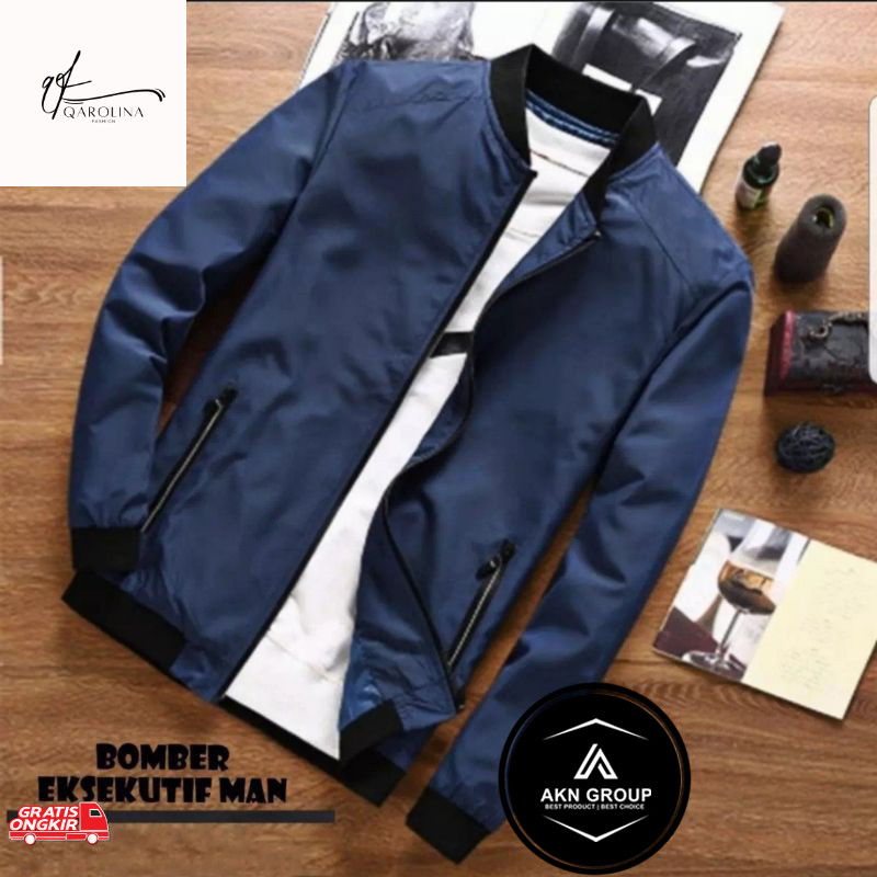 Baju Pria Terkini / TURUN HARGA  JAKET BOMBER PRIA MAN JACKET || JAKET BOMBER COWOK EKSEKUTIF MAN ||