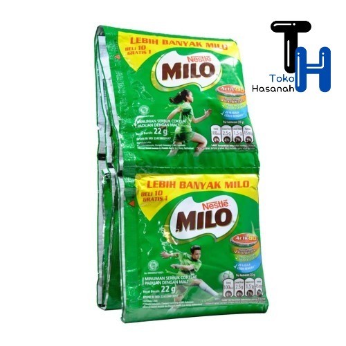 

Nestle Milo ActivGo Sachet serbuk cokelat - 1 rtg isi 10 @ 22gr