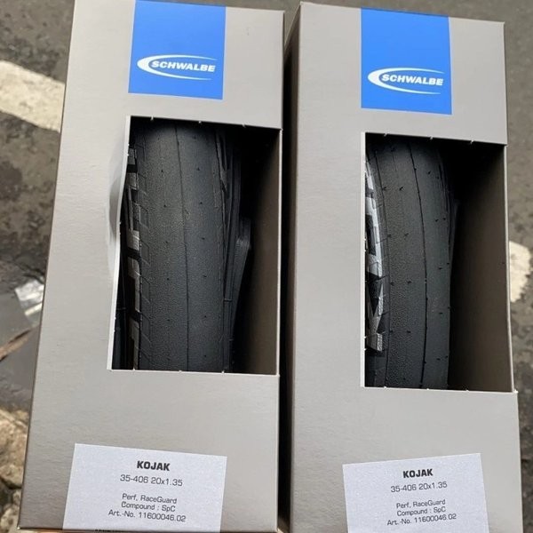 Ban luar Schwalbe Kojak 20 x 1.35 Folding Kevlar Sepeda Lipat Seli 406