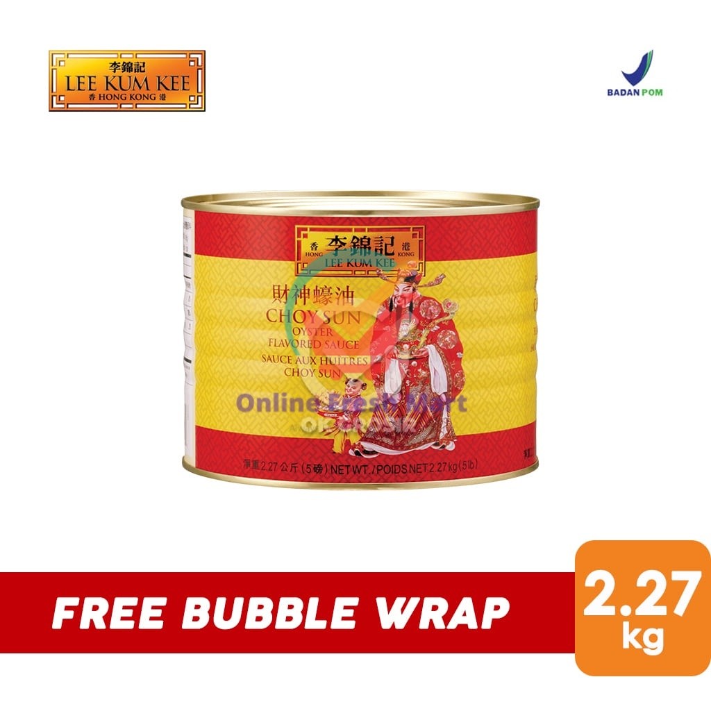 

Lee Kum Kee Choy Sun Saus Tiram Non MSG / Oyster Sauce (Kaleng 2.27 kg) - Online Fresh Mart Denpasar