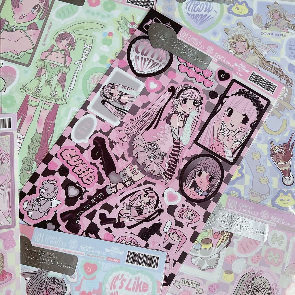 

sticker book character