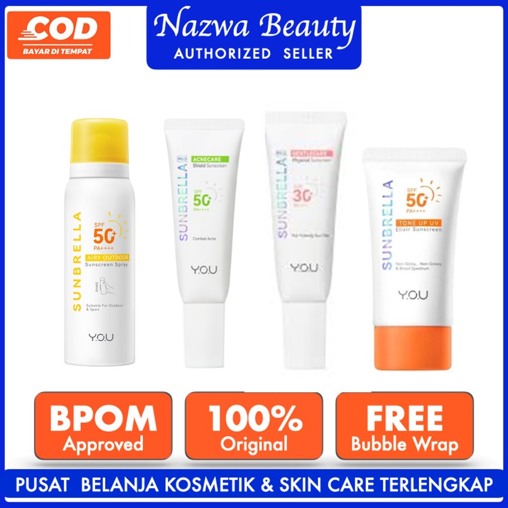 YOU Sunbrella Series |  [BARU]  Pro Gentlecare Physical Sunscreen|  Daily Defense Sunscreen  SPF30 |