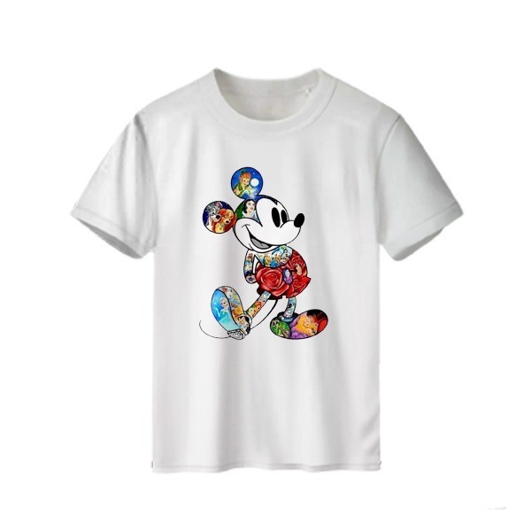 Kaos Cowok Cewek Anak Couple Motif Mickey Mouse Distro Vol 5 Katun Combed 30s BY IMSTAR2