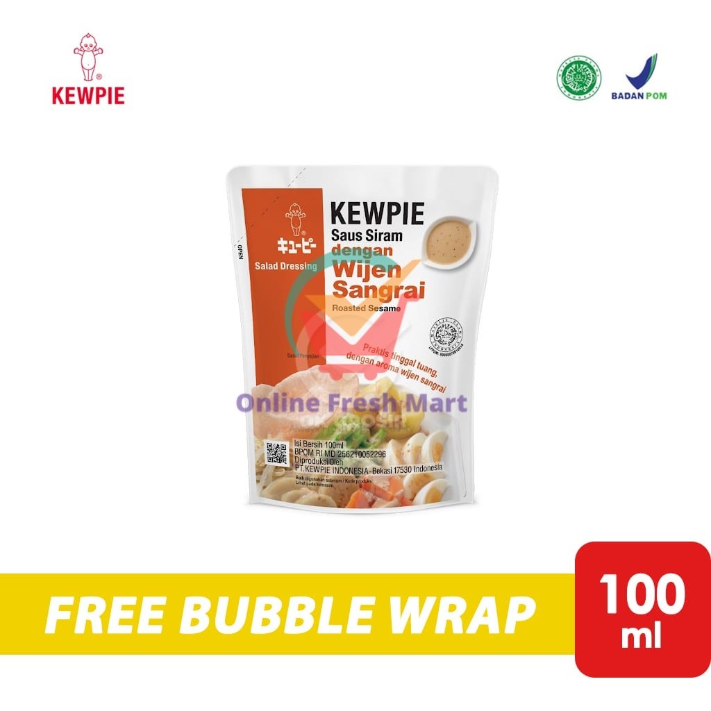 

Kewpie Saus Siram dengan Wijen Sangrai (Pouch 100 ml) - Online Fresh Mart Denpasar