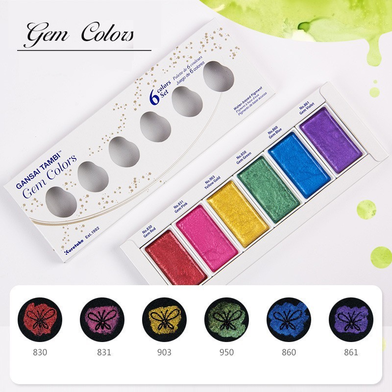 

ZIG GANSAI TAMBI GEM COLORS (MC20GC/6V)