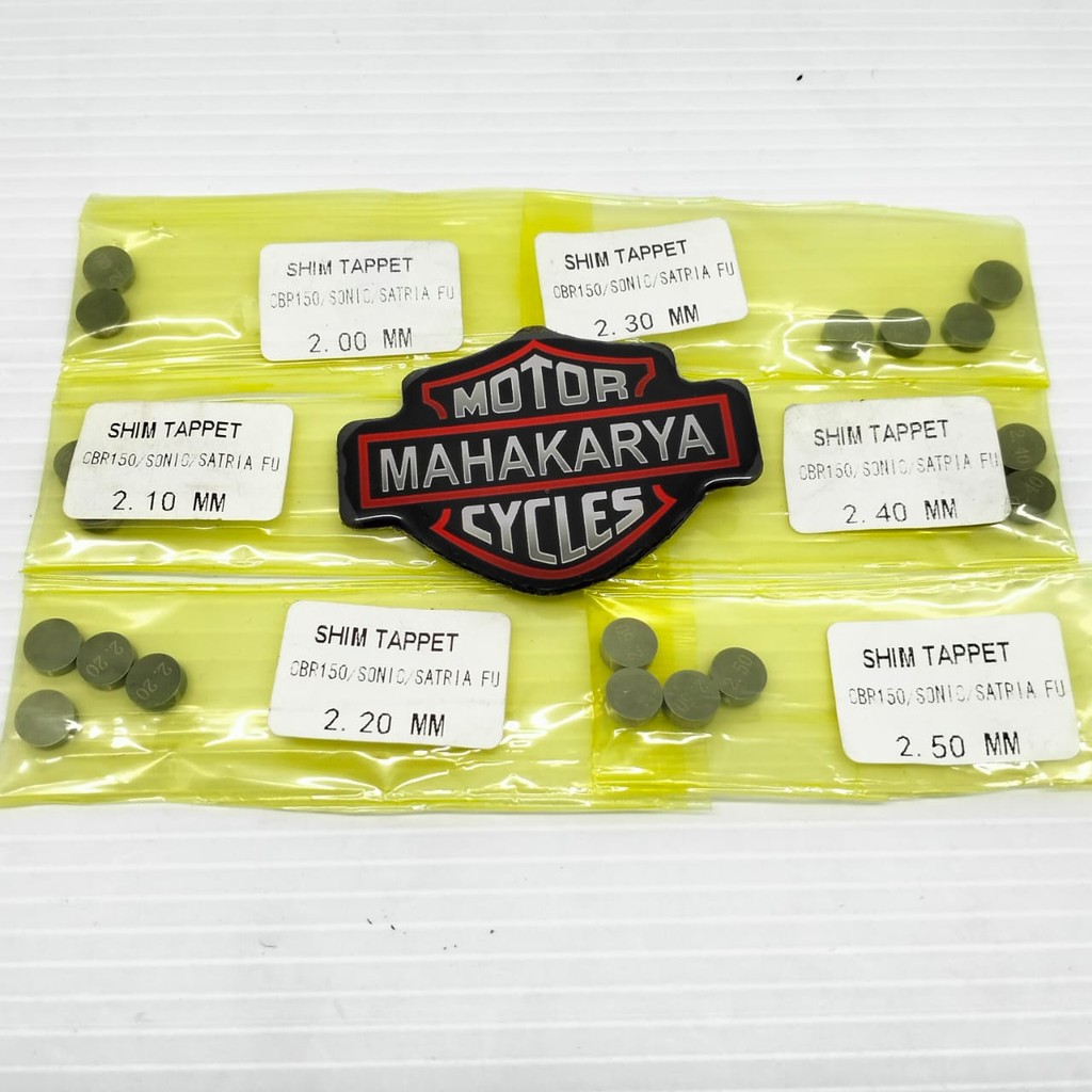 SIM KLEP SATRIA FU CB150 R LED SONIC 150 SUPRA GTR SHIMKLEP 200.210.220.230.240.250 1 SET ISI 4