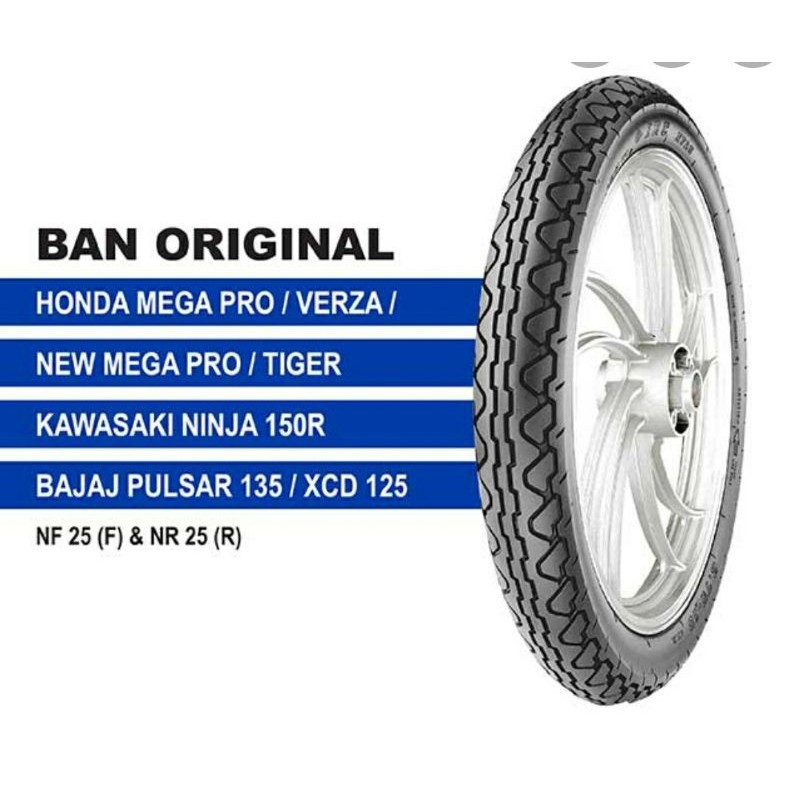 Ban irc 80/100-17 nf25 tubetype (bukan tubeless) depan untuk megapro verza tiger ninja150