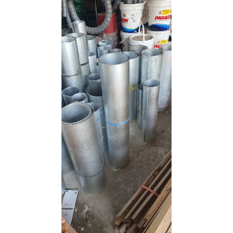 SENG TALANG GALVALUM GALFALUM 0,25 TINGGI 50cm HARGA PER 1 METER TALANG AIR ATAP GALVALUM