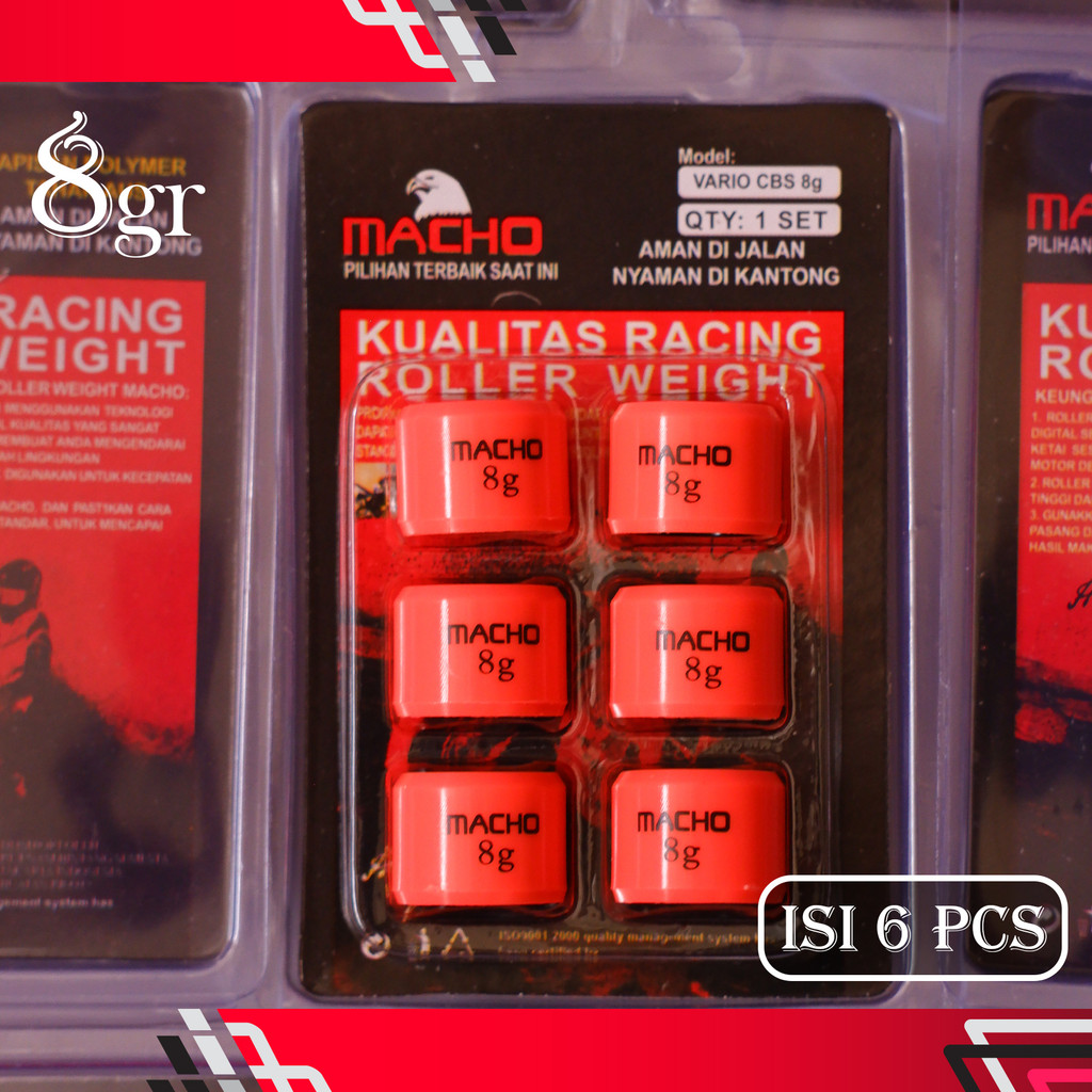 Roller Racing 8 Gram Honda Vario CBS / 125 / 150 / Genio / PCX 150 / Beat New 2020