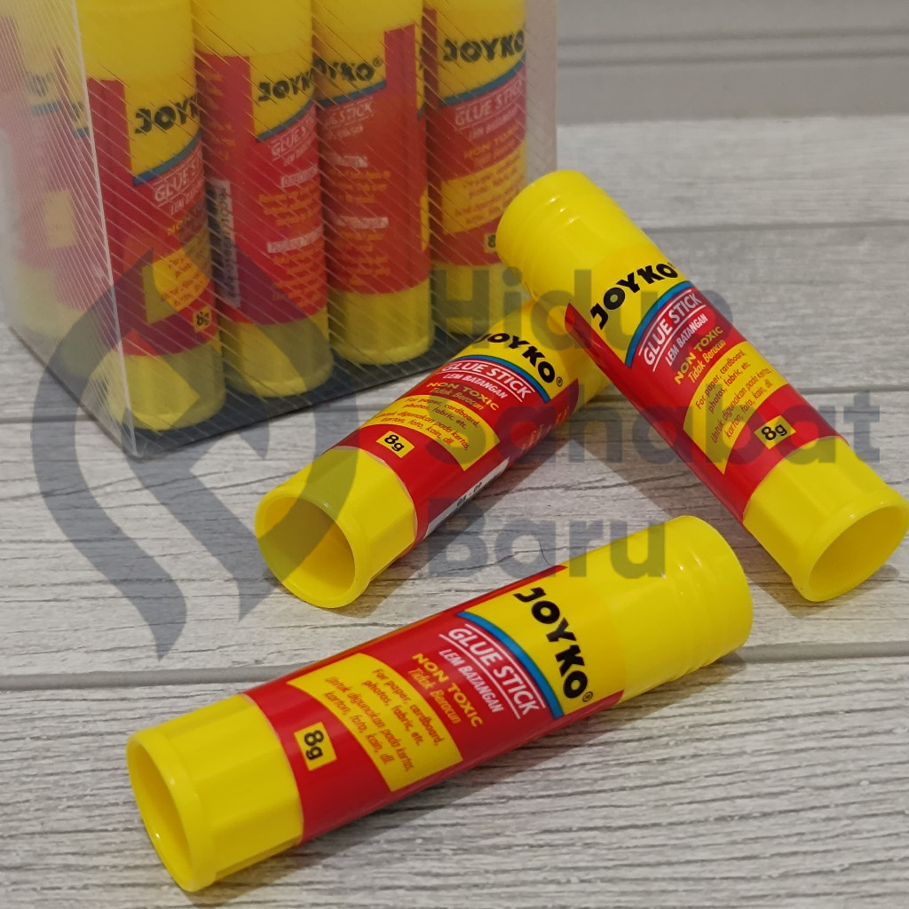 

SELUSIN ( 12 BIJI ) Glue Stick Lem Batangan Lem Stik Lem Putar Joyko