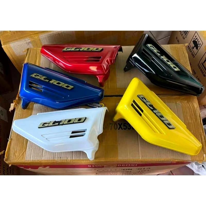 Bok aki gl 100 cover body samping tepong aki kanan kiri tutup bok aki gl100 warna