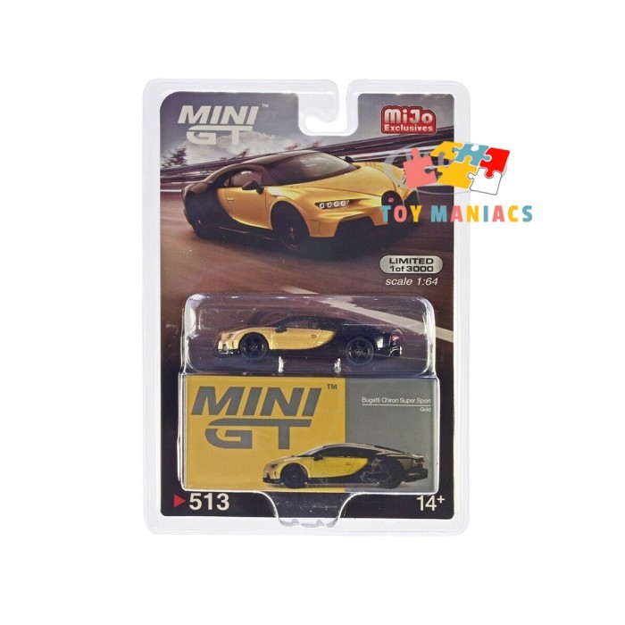 Diecast Mini GT 1:64 Bugatti Chiron Super Sport Gold – MGT00513-MJ