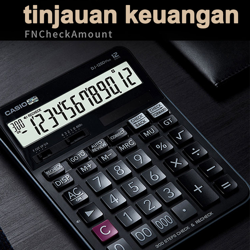 

CASIO Desktop Calculator /Kalkulator kerja Casio ilmiah MJ-120D PLUS/DJ-120D PLUS Kalkulator Casio