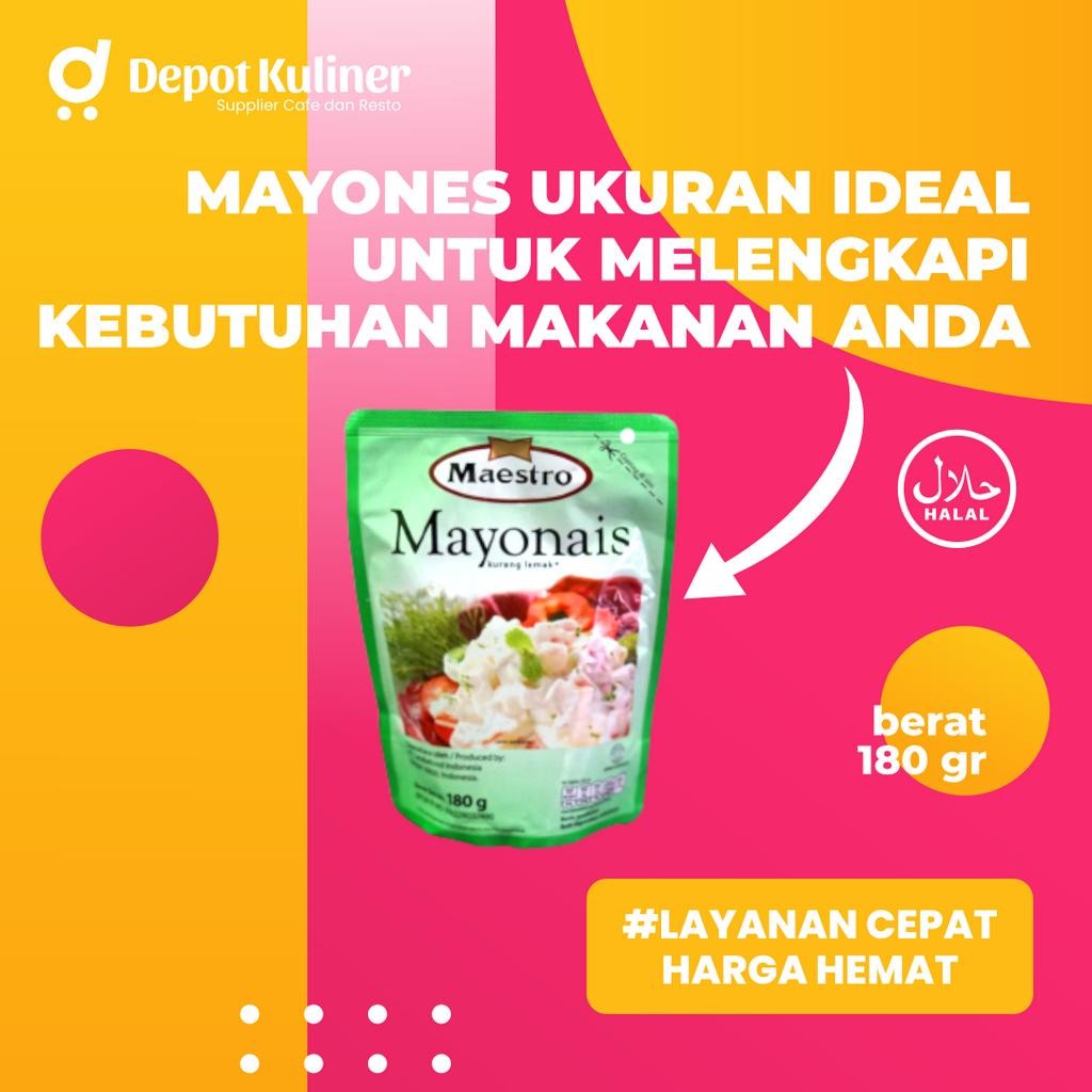 

Depot Kuliner Maestro Mayonaise 180gr