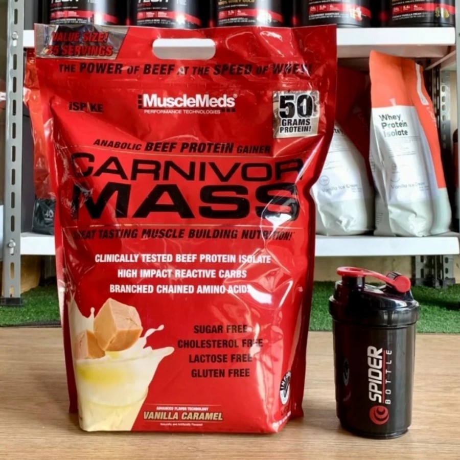 Musclemeds Carnivor Mass 10 Lbs Beef Susu Protein Gainer