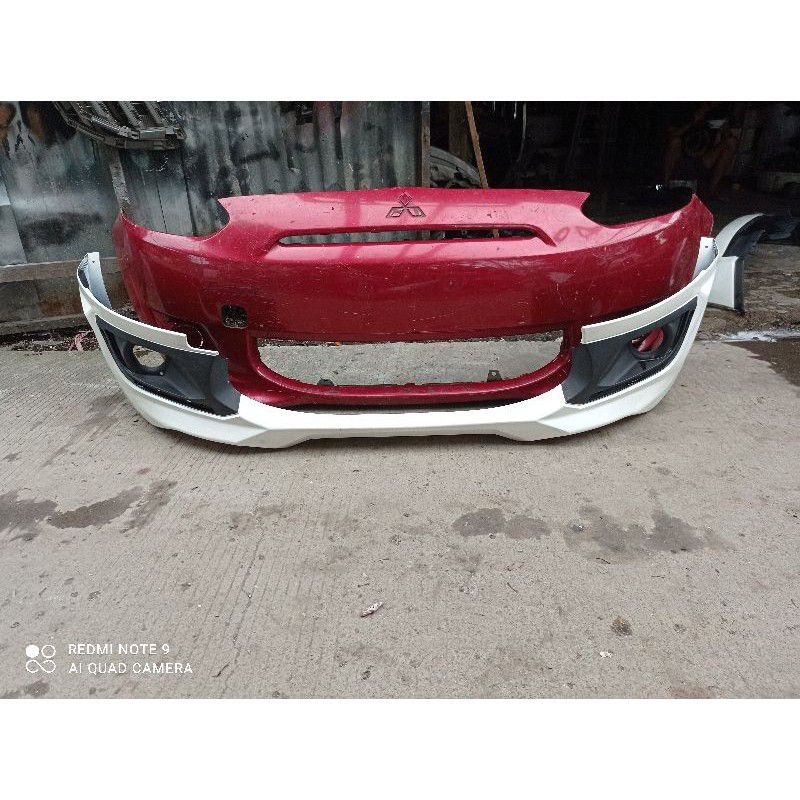 bumper depan mirage 2013 set bodykit