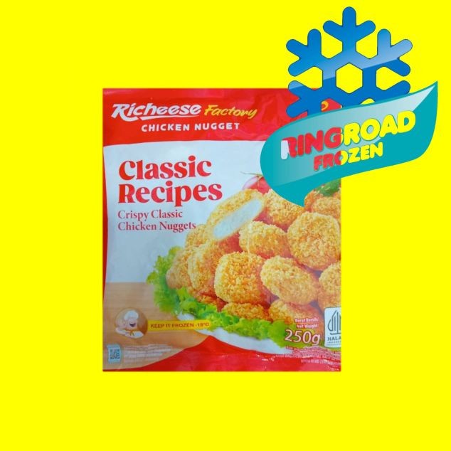 

RICHEESE CLASSIC RECIPES CHICKEN NUGGET 250 GR