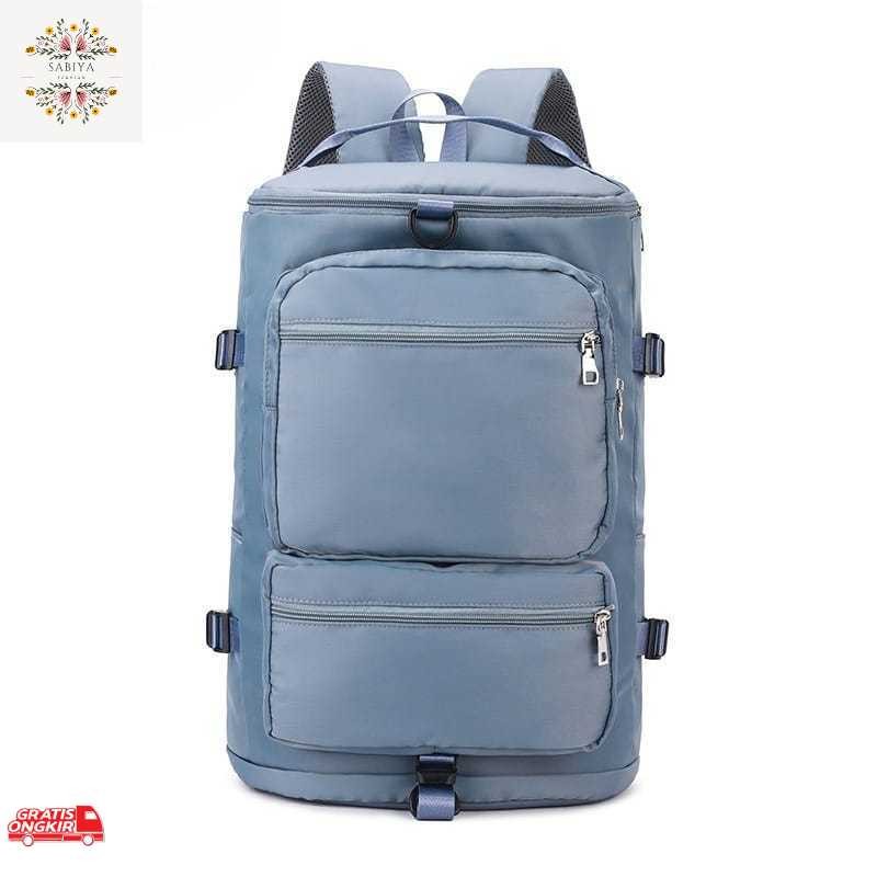 Tas Travel Terkini / Tas Backpack RANSEL TRAVEL DUFFLE LEVEL 10 PLAIN PASTEL Multifungsi 2in1 Backpa