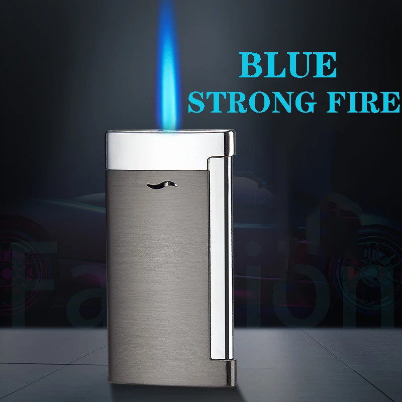 Korek api unik keren - Lighter Butane Gas Cigar Lighter Jet Turbo Torch Cheap Lighter LS