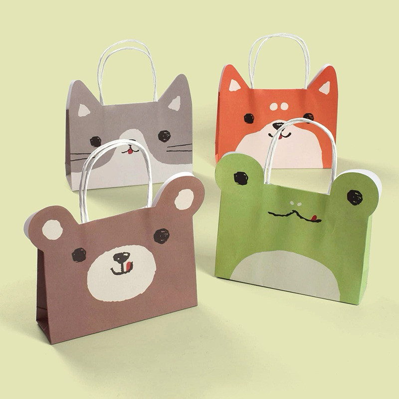 

TokoSasa Paper Bag Karakter Binatang / Goodie Bag Ulang Tahun Anak Motif Animal Lucu /PaperBag Ultah Character Dog Cat Frog Bear/Tas Ultah Perayaan Anak Tema Animal /Hampers Lebaran/Kotak Acara Pesta Birthday Cewek Cowok /Bingkisan Snack Tas Jinjing