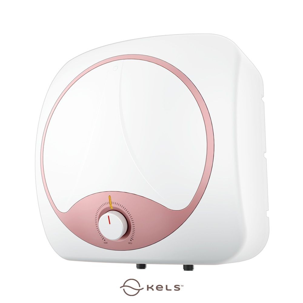 Kels Genova 15 ltr Water Heater Listrik - Putih Pemanas Air Water Warmer Aksesori Kamar Mandi Alat P