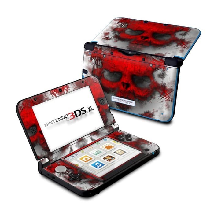 Garskin skin  Premium old / New Nintendo 3ds XL  - skull red