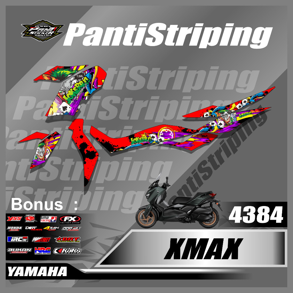 Sticker (COD) Striping Xmax New 250 Sticker Variasi Sticker Xmax Semifull
