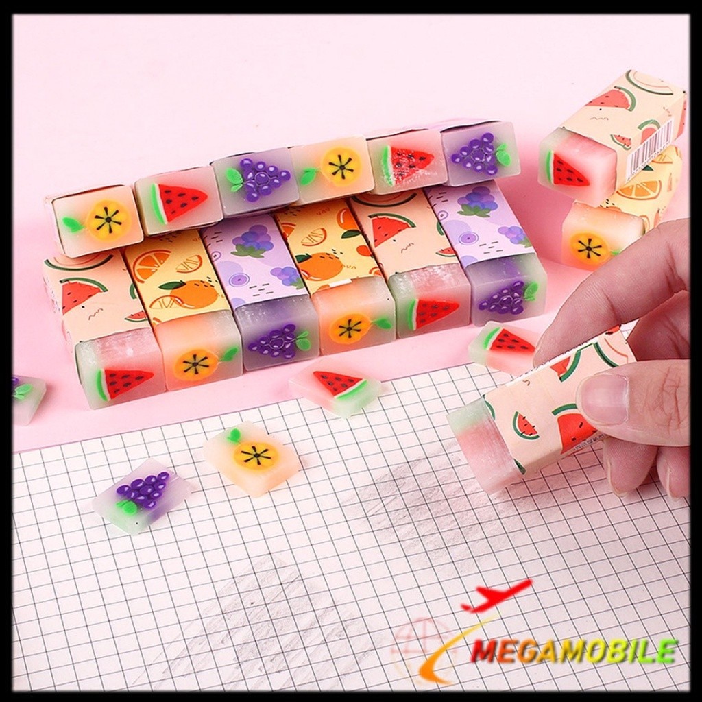 

MM - Penghapus Pensil Motif Buah Fruits Eraser Penghapus Karakter Dinosaurus Sweet Eraser Anak Sekolah Karakter Dino Hapusan Sekolah Korean Style