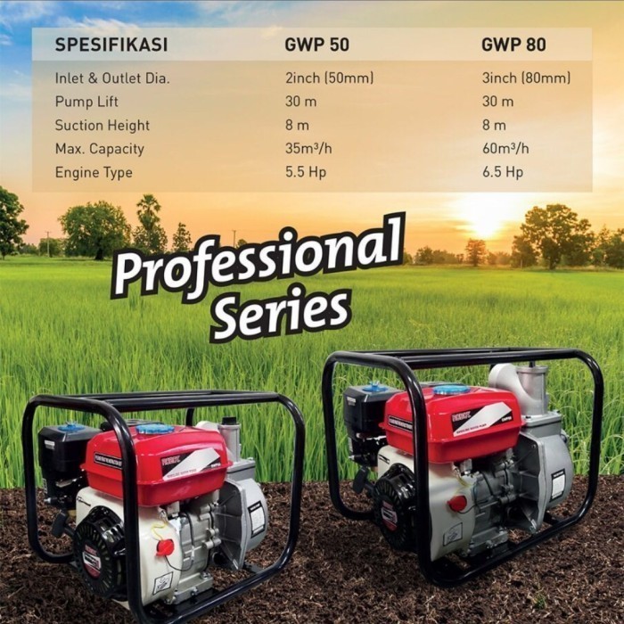 pompa alkon engine pump 3" wesco gwp 80