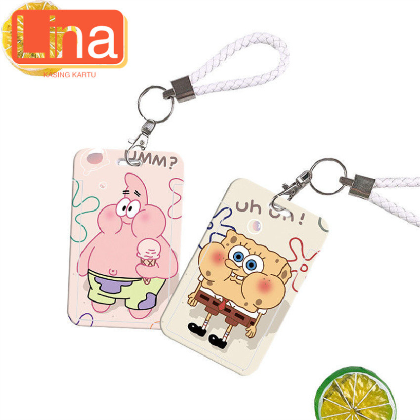 

Casing Kartu SpongeBob SquarePants Kartu Makan Siswa Lucu Kartu Kampus Kartu Kontrol Akses Kereta Bawah Tanah Bus Casing Pelindung Tag Nama Kartu Pickup