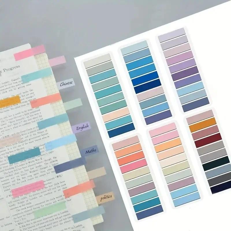 

2400Pc Index Tabs Self Adhesive Page Markers Transparent Waterproof Sticky Notes Classify Files Flags Posted It Planner Stickers