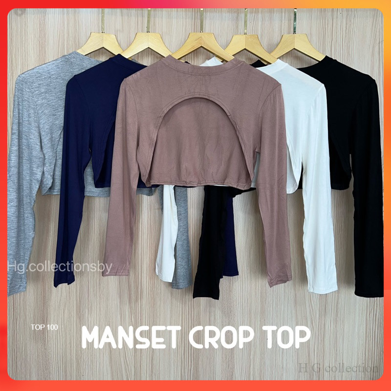 MANSET BOLERO PREMIUM / MANSET CROP TOP LENGAN PANJANG-250