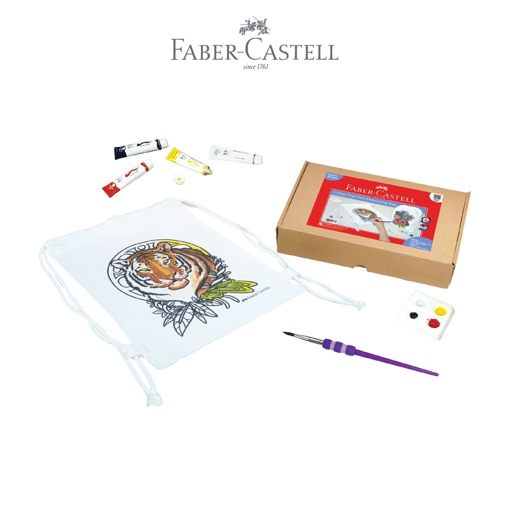 

Faber-Castell Creative Art Series: Colour Your Own Drawstring Bag