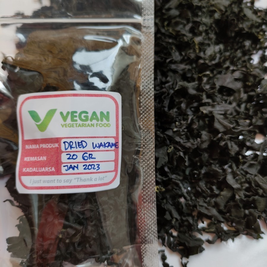 

Dried Wakame / Cut Wakame / Rumput Laut - 50gr