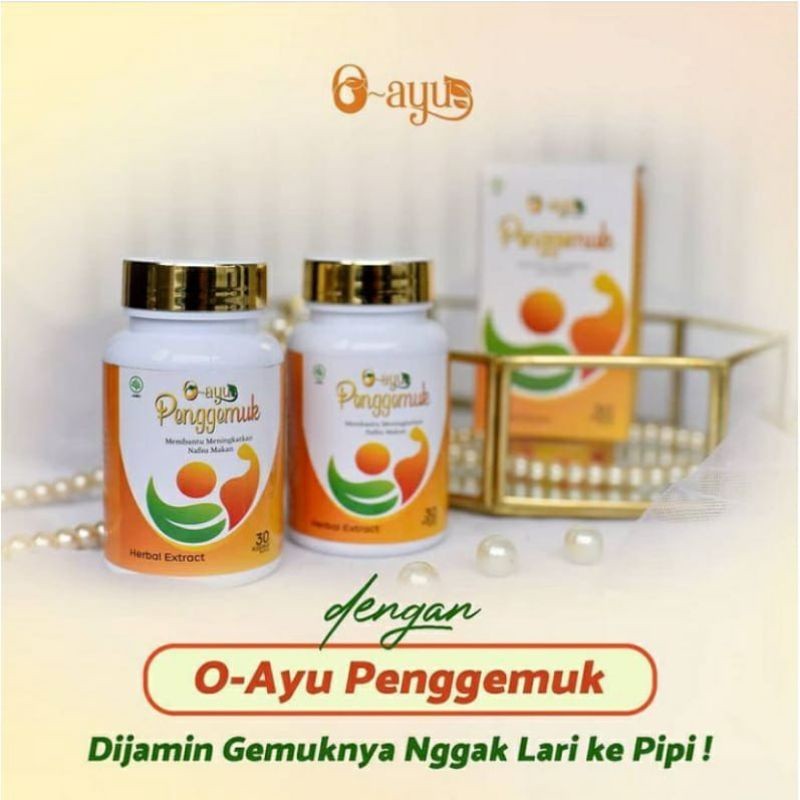 O-AYU PENGGEMUK BADAN BPOM | Obat Gemuk | Vitamin Penggemuk Badan