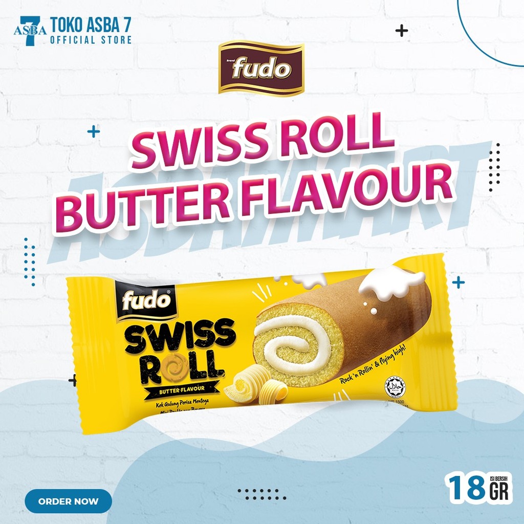 

FUDO SWISS ROLL BUTTER 18GR