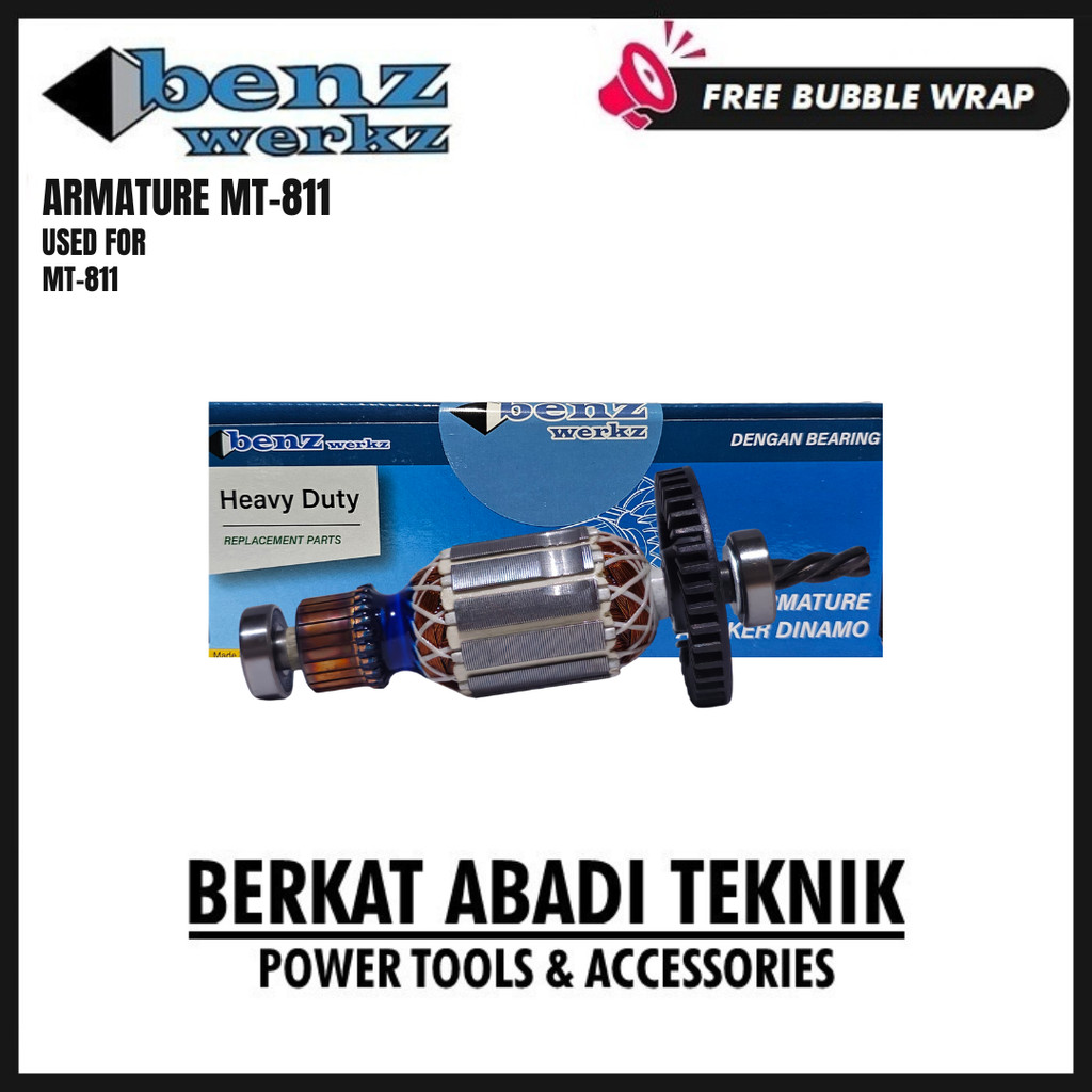 BENZ Armature MT 811 Angker Mesin Bor Tangan Listrik Impact 13mm Electric Hand Drill For Maktec MT81