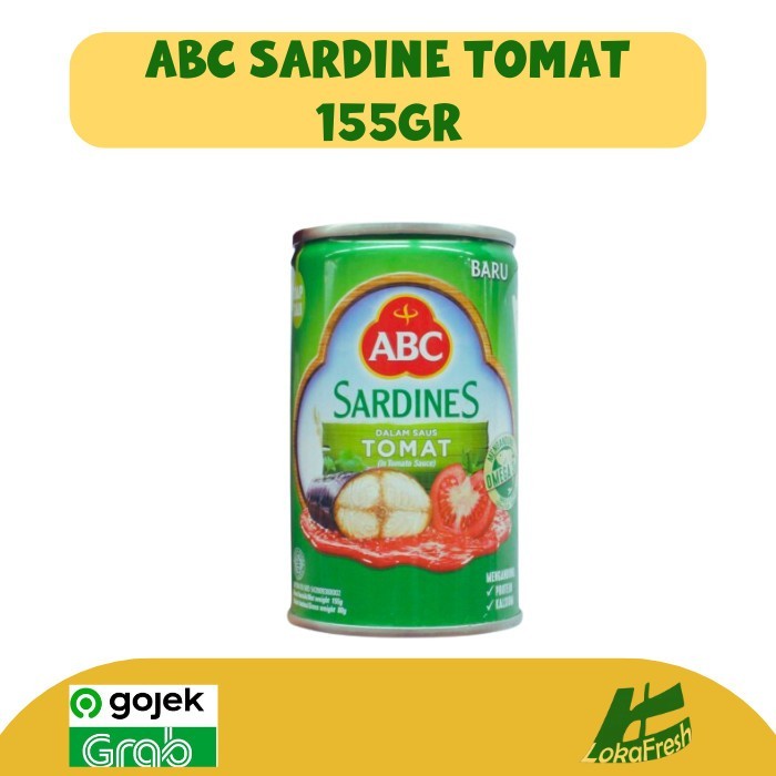 

ABC Sardines Saus Tomat 155gr