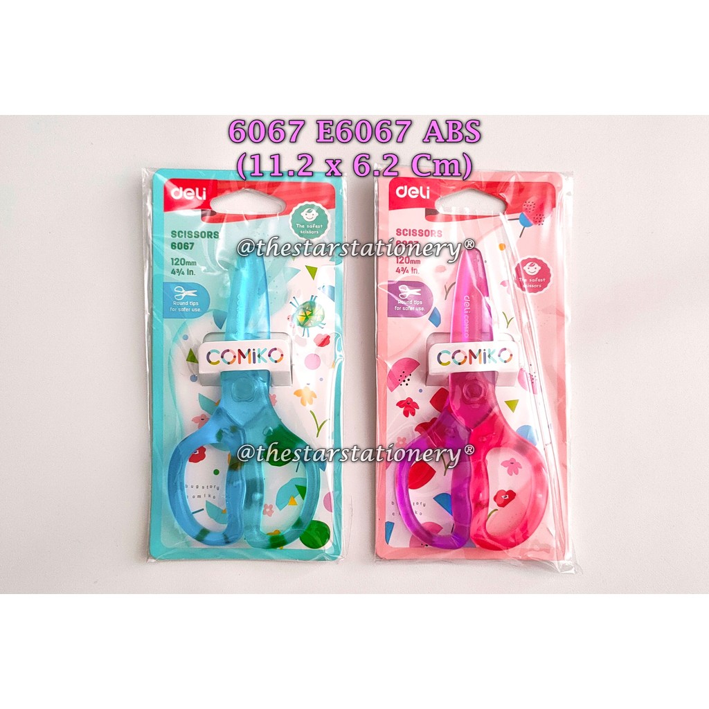 

(1 Biji) Gunting DELI 6067 Bahan Plastik ABS / Gunting Plastik Deli E6067 ABS / Gunting Deli E6067