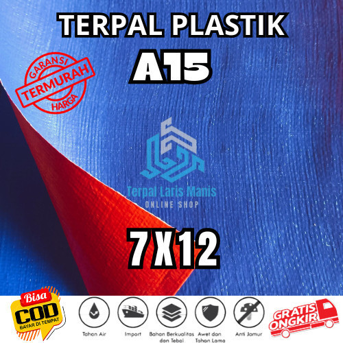 DISTRIBUTOR terpal PENDEKAR TERPAL Terpal A5 A8 A10 A12 A15 A20 7X12 Meter Plastik Tebal Lipat Meter