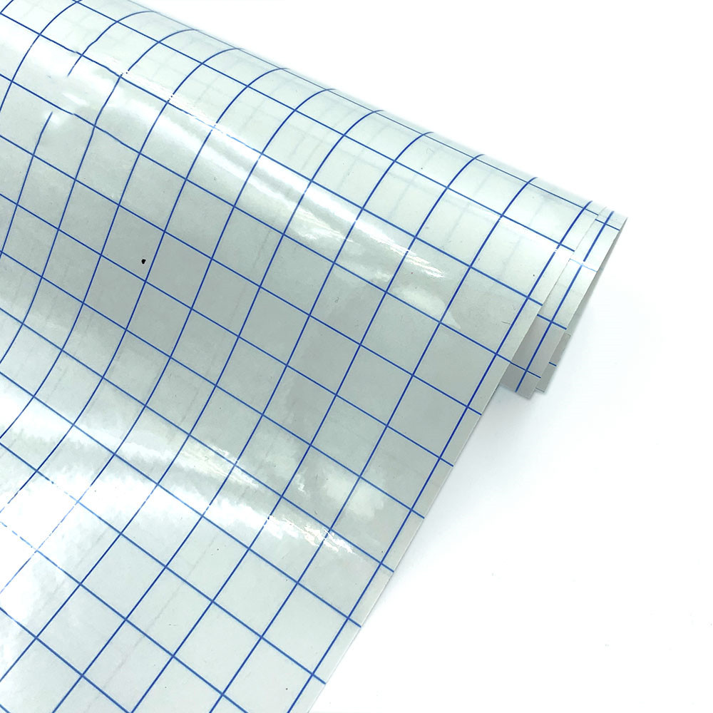 

12in x 39in Transparent Medium Low Tack Vinyl Transfer Application Paper Tape Alignment Grid For Home Mug Decals Decor Accessory
